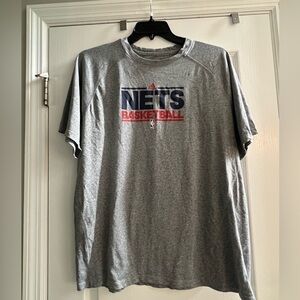 Men’s Adidas Climalite Nets Basketball short sleeve shirt. Size XL